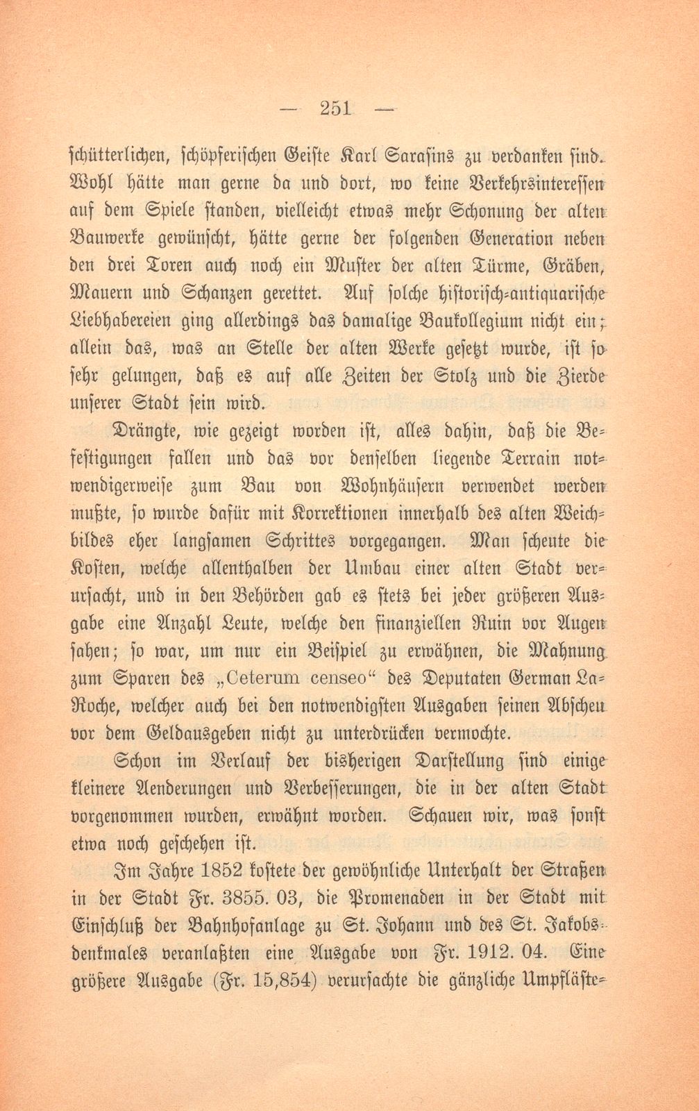 Basels bauliche Entwicklung im 19. Jahrhundert – Seite 45