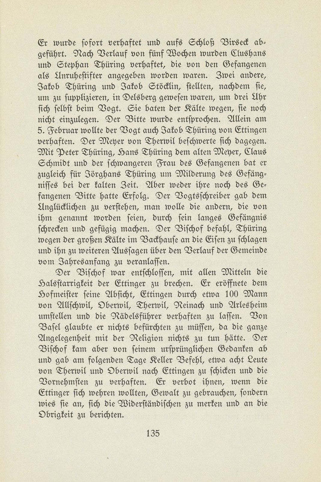 Therwil und Ettingen in der Zeit der Reformation und Gegenreformation – Seite 29