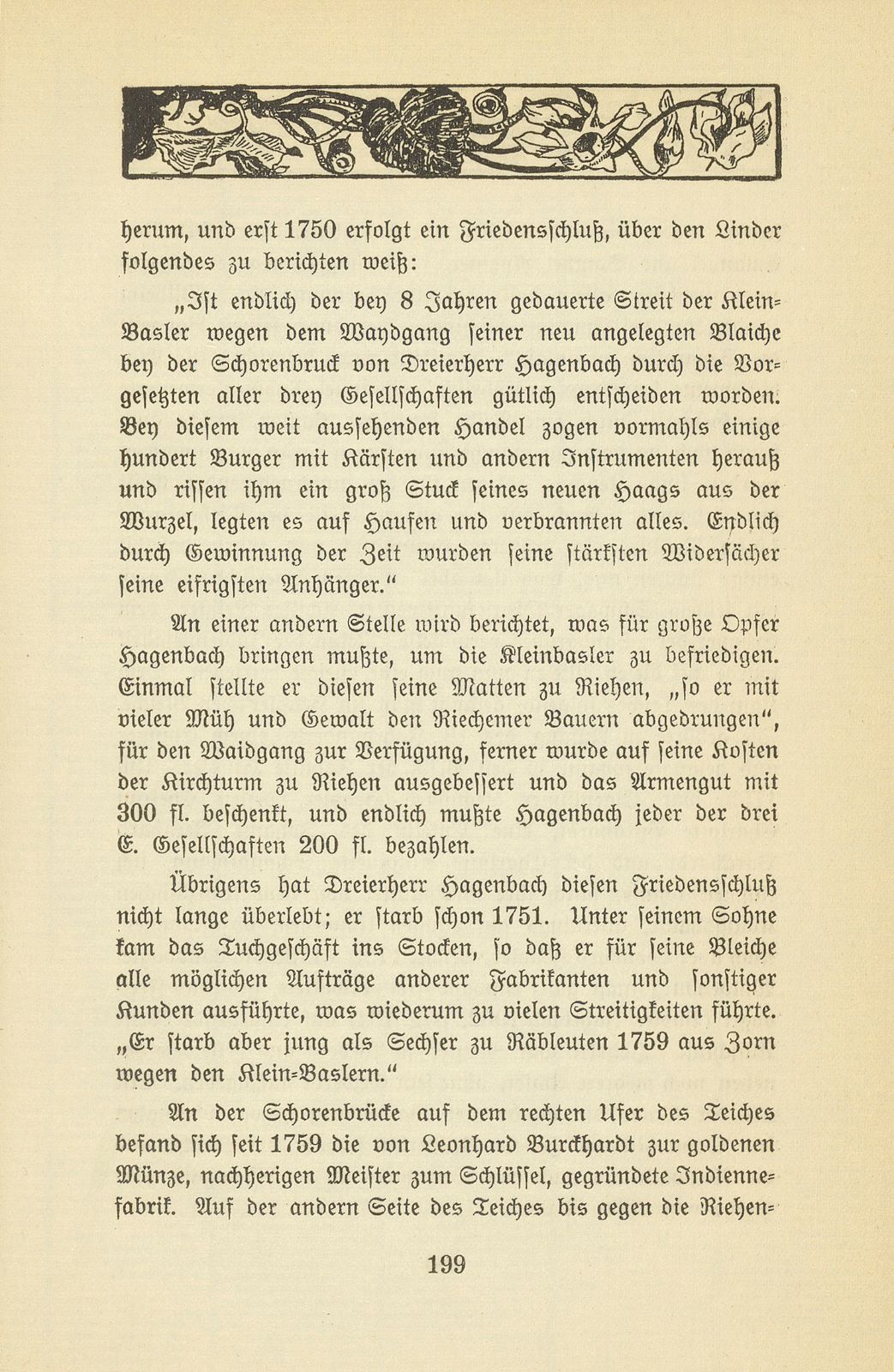 Eine Kleinbasler Chronik des 18. Jahrhunderts [Wilhelm Linder] – Seite 7