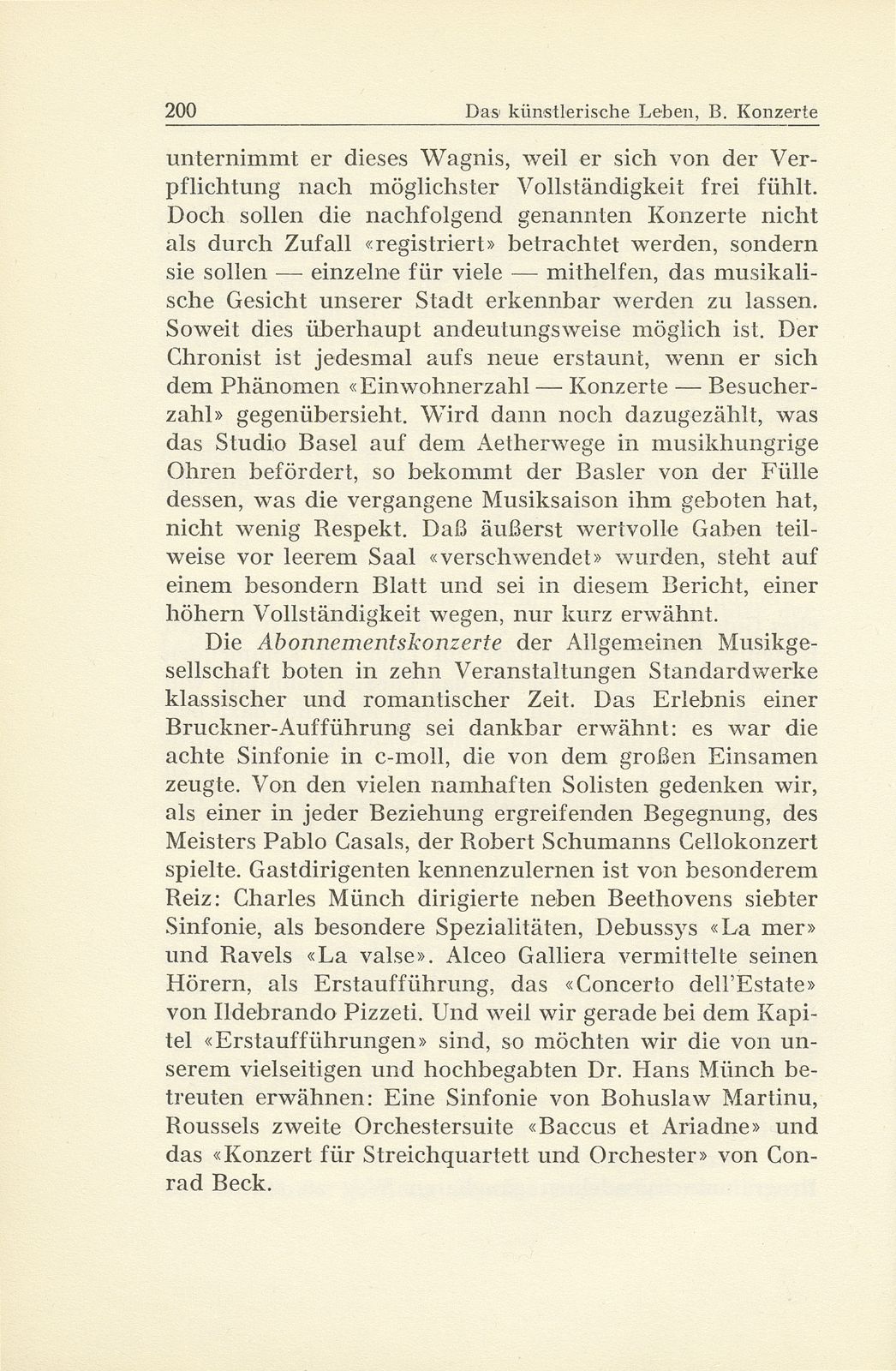 Das künstlerische Leben in Basel vom 1. Oktober 1945 bis 30. September 1946 – Seite 2