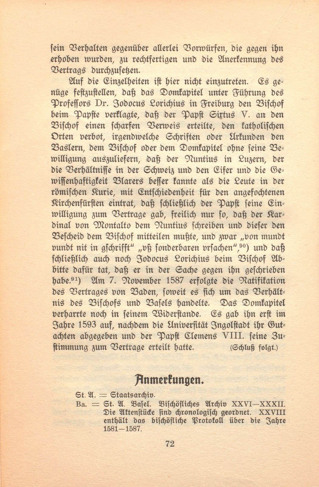 Die Gegenreformation im baslerisch-bischöflichen Laufen – Seite 42