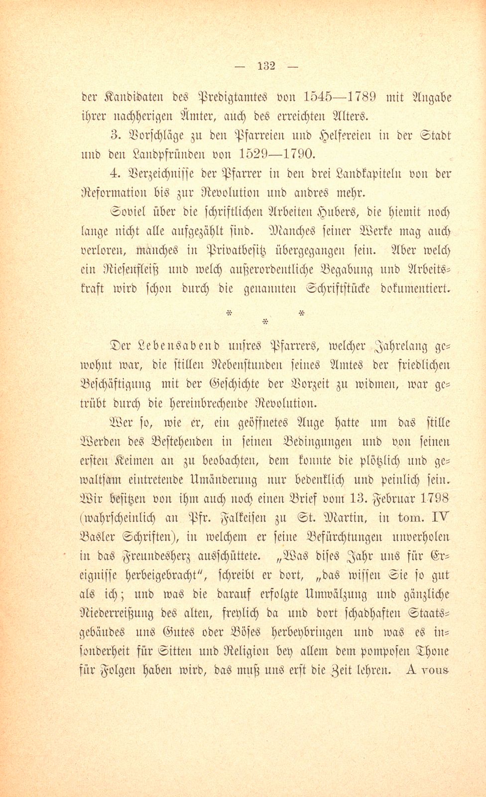 M. Johann Jakob Huber, weil. Pfarrer und Dekan in Sissach und seine Sammlungen zur Geschichte der Stadt und Landschaft Basel – Seite 58