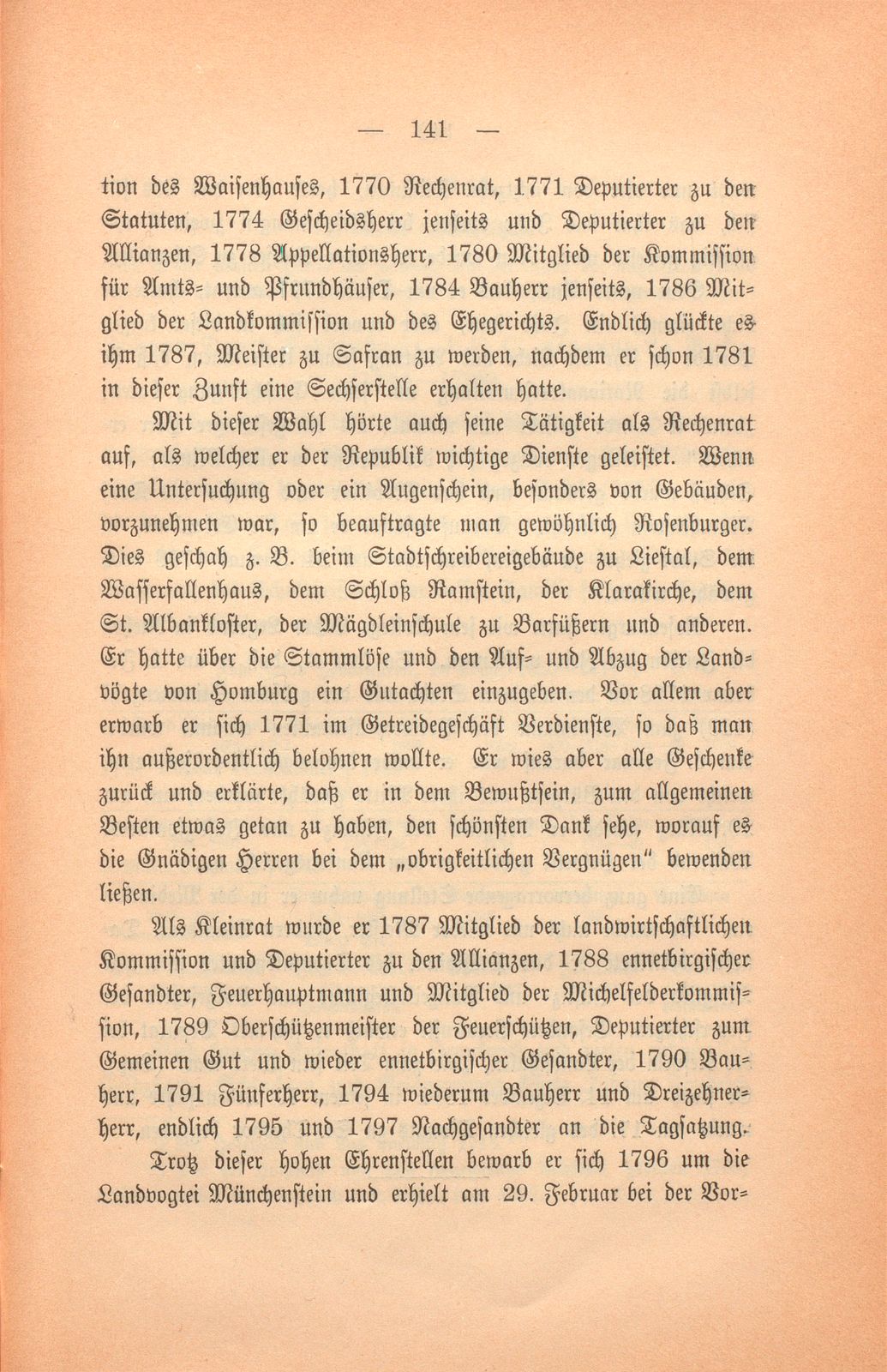 Stadt und Landschaft Basel in der zweiten Hälfte des 18. Jahrhunderts – Seite 18