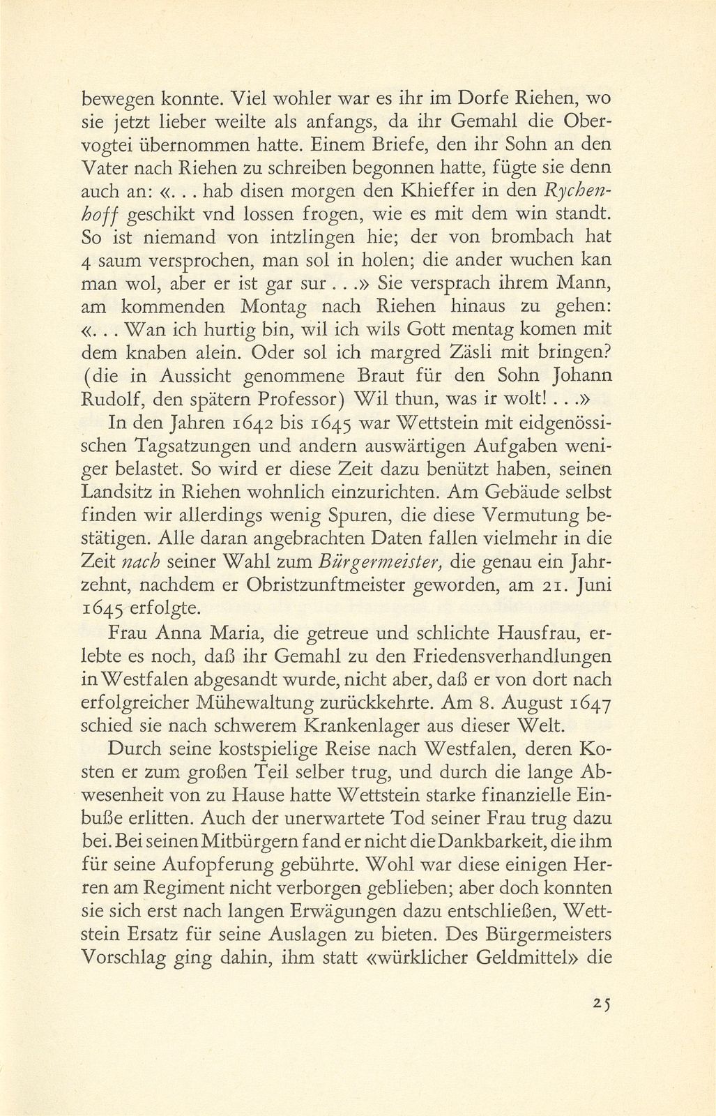 Johann Rudolf Wettstein und Riehen – Seite 14