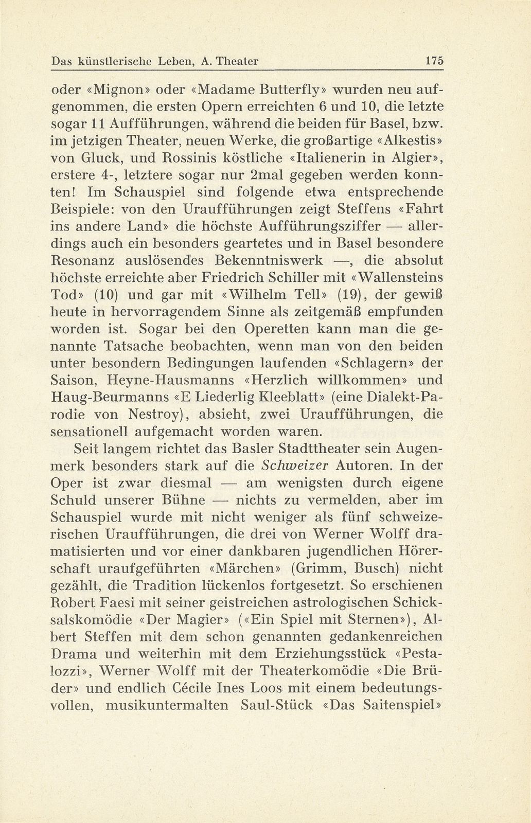 Das künstlerische Leben in Basel vom 1. Oktober 1938 bis 30. September 1939 – Seite 2