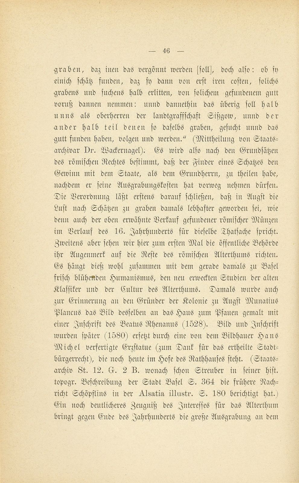 Zerstörung und Erhaltung der römischen Ruinen zu Augst – Seite 11