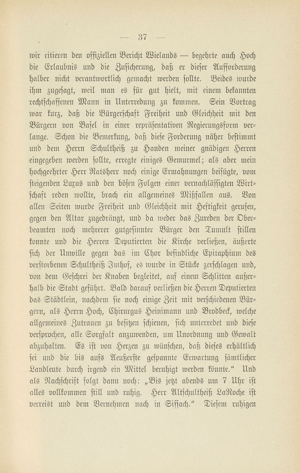 Die Revolution zu Basel im Jahre 1798 – Seite 41