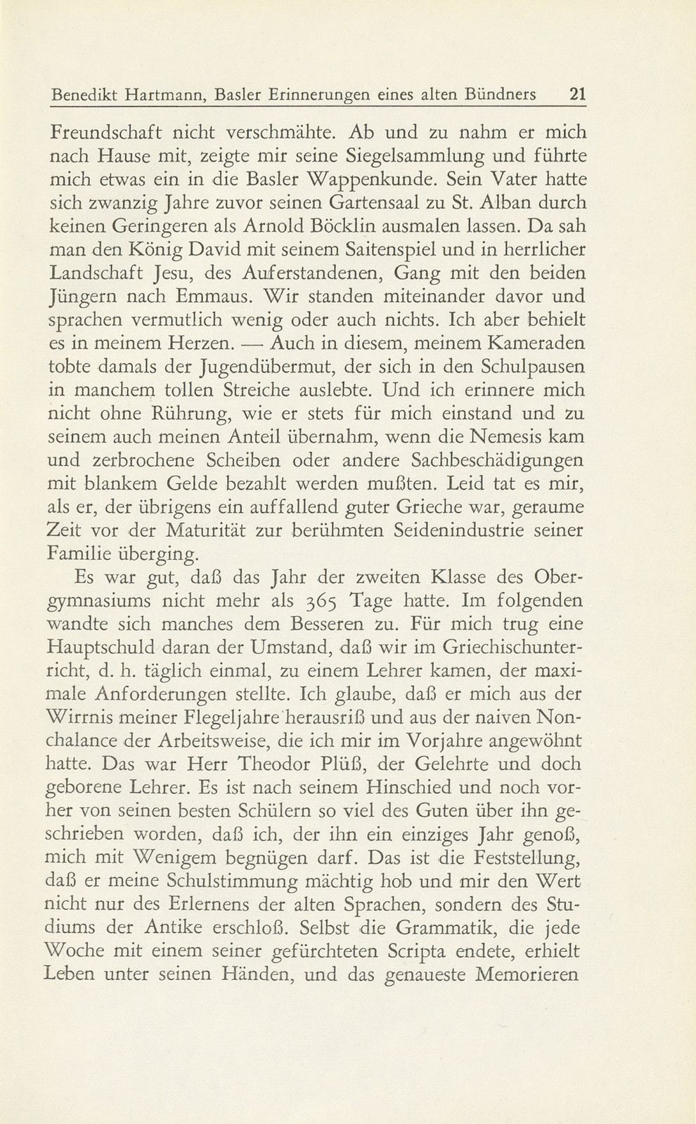 Basler Erinnerungen eines alten Bündners – Seite 8