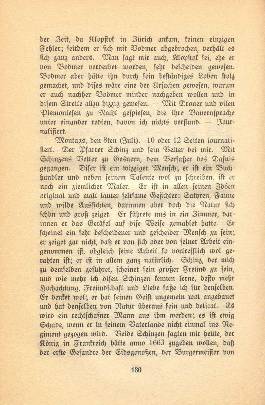 Isaak Iselins Reisetagebuch 1754 – Seite 35