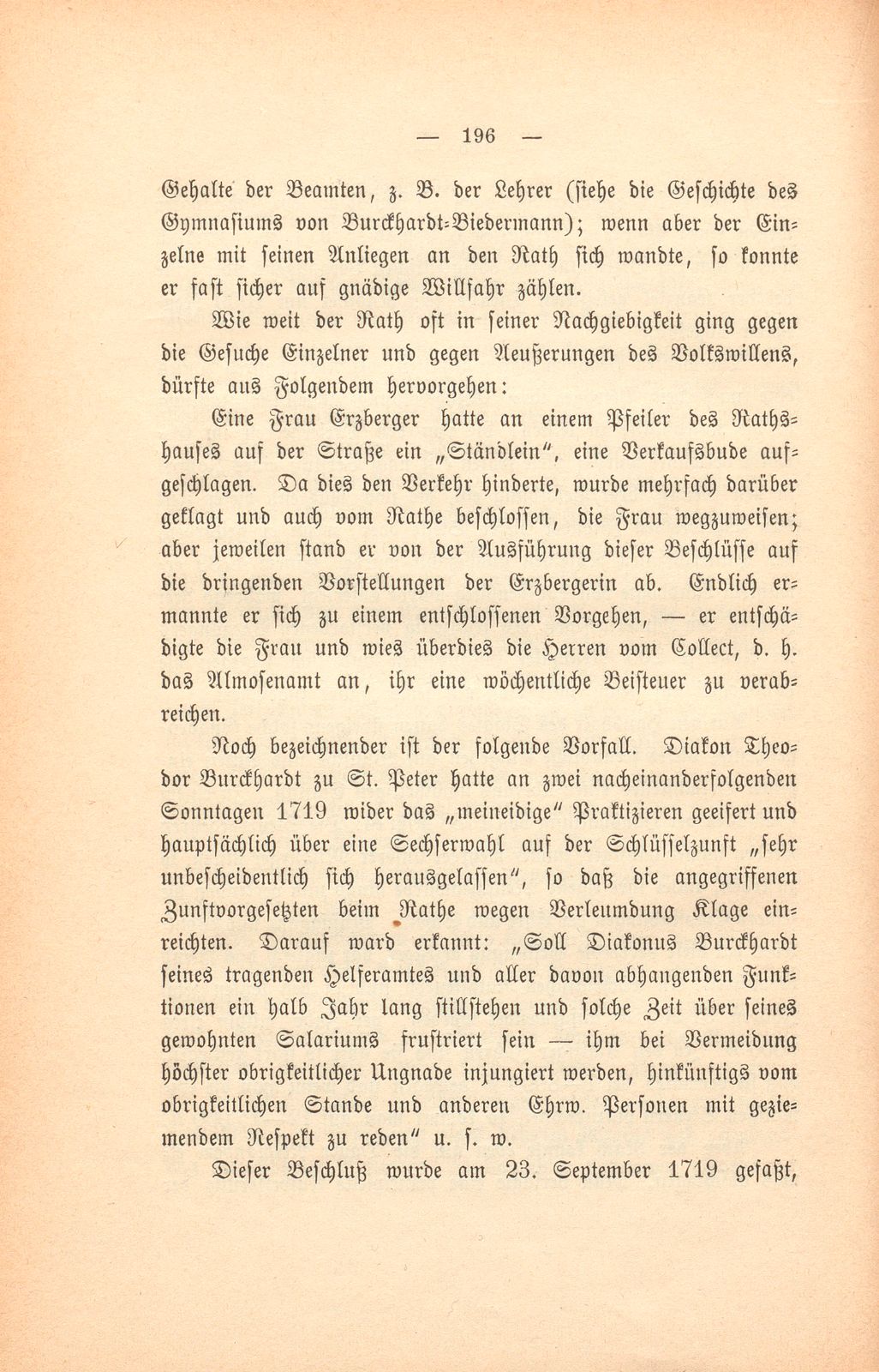 Einiges aus dem Leben zu Basel während des achtzehnten Jahrhunderts – Seite 27