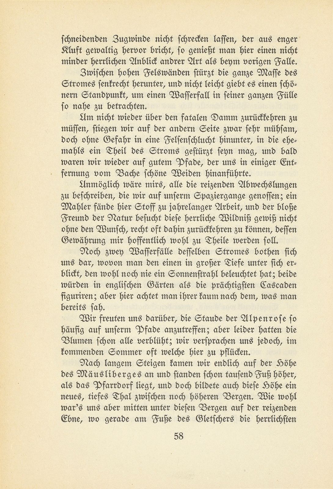 J.J. Bischoff: Fragmente aus der Brieftasche eines Einsiedlers in den Alpen. 1816 – Seite 34