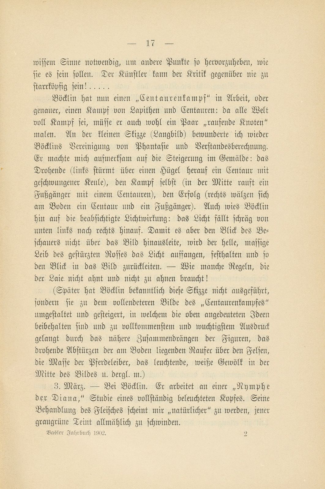 Erinnerungen an Arnold Böcklin nach Tagebuchnotizen eines Studenten – Seite 15