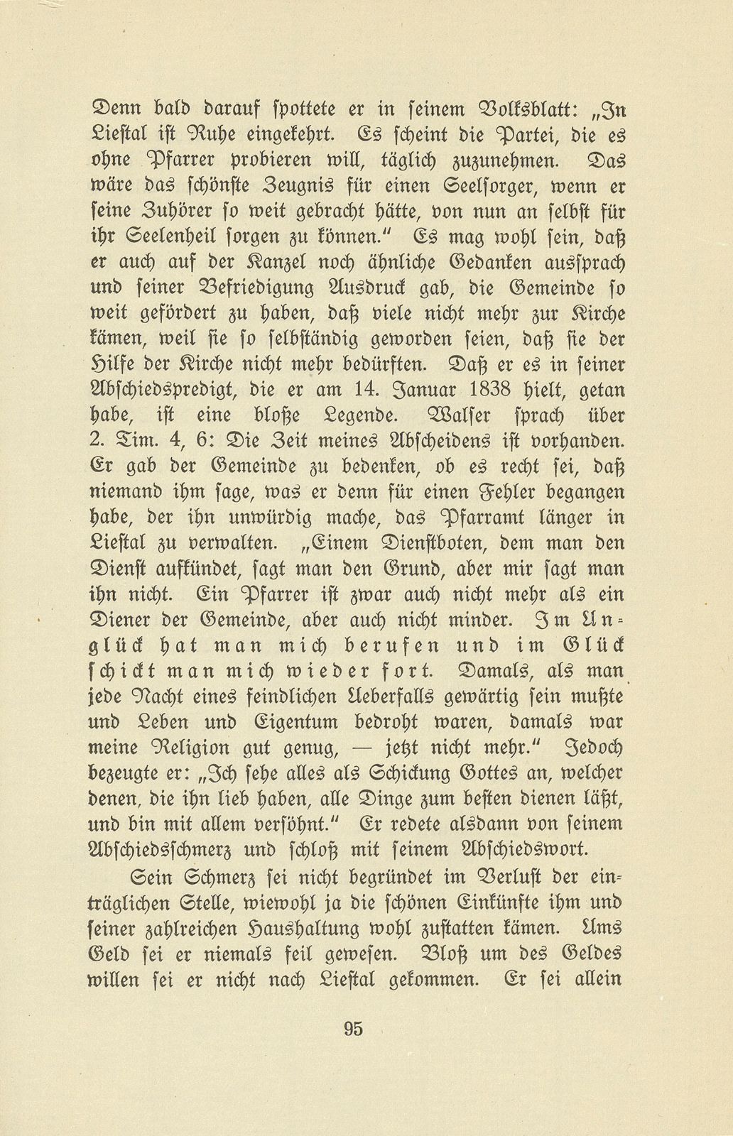 Die Pfarrer im Baselbiet in der Zeit der Trennung von Basel-Stadt – Seite 39