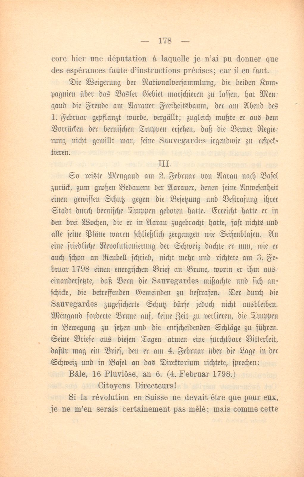 Mengaud und die Revolutionierung der Schweiz – Seite 43