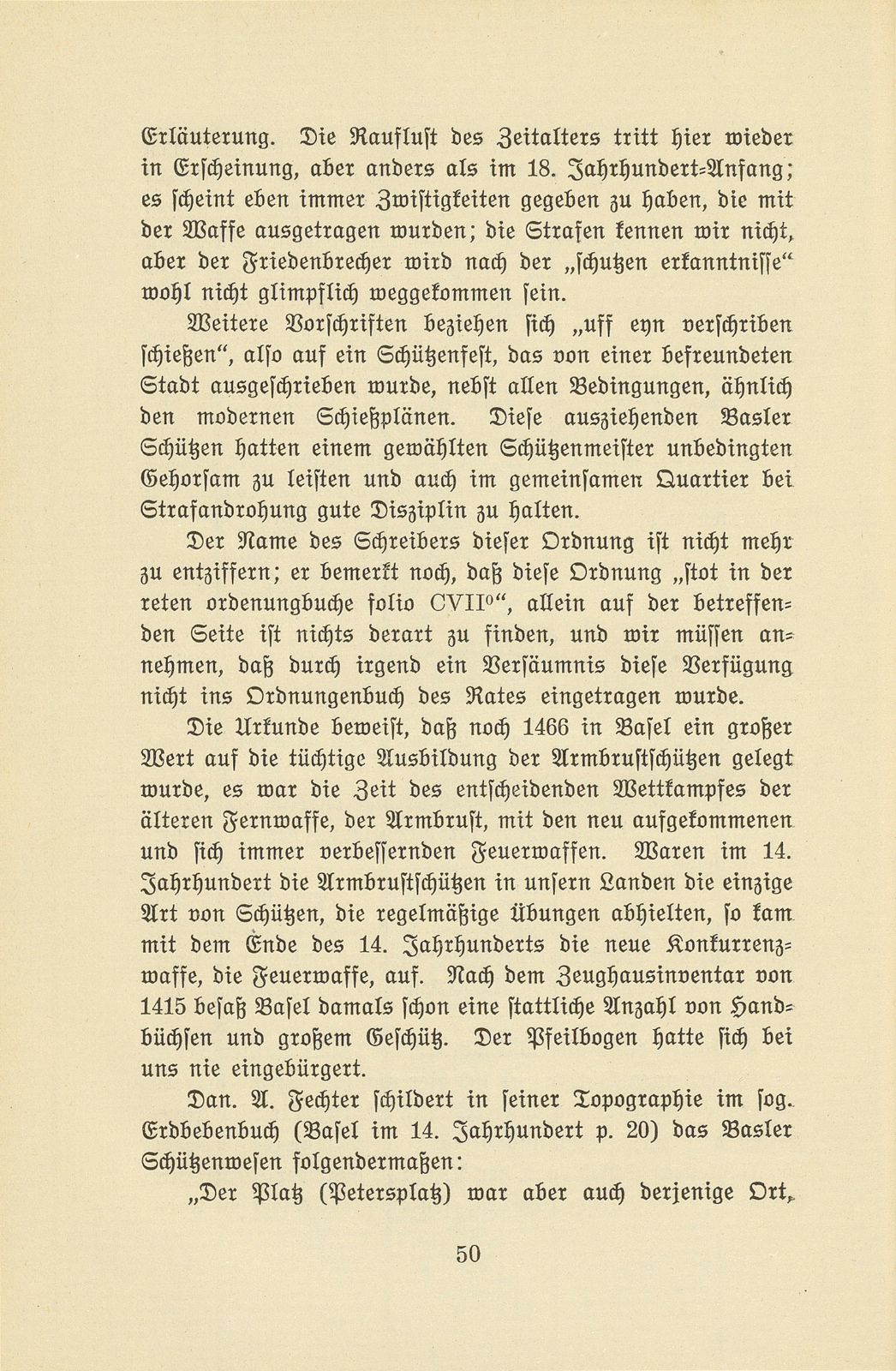 Ein Beitrag zur Kenntnis des Armbrustschützenwesens in Basel – Seite 11