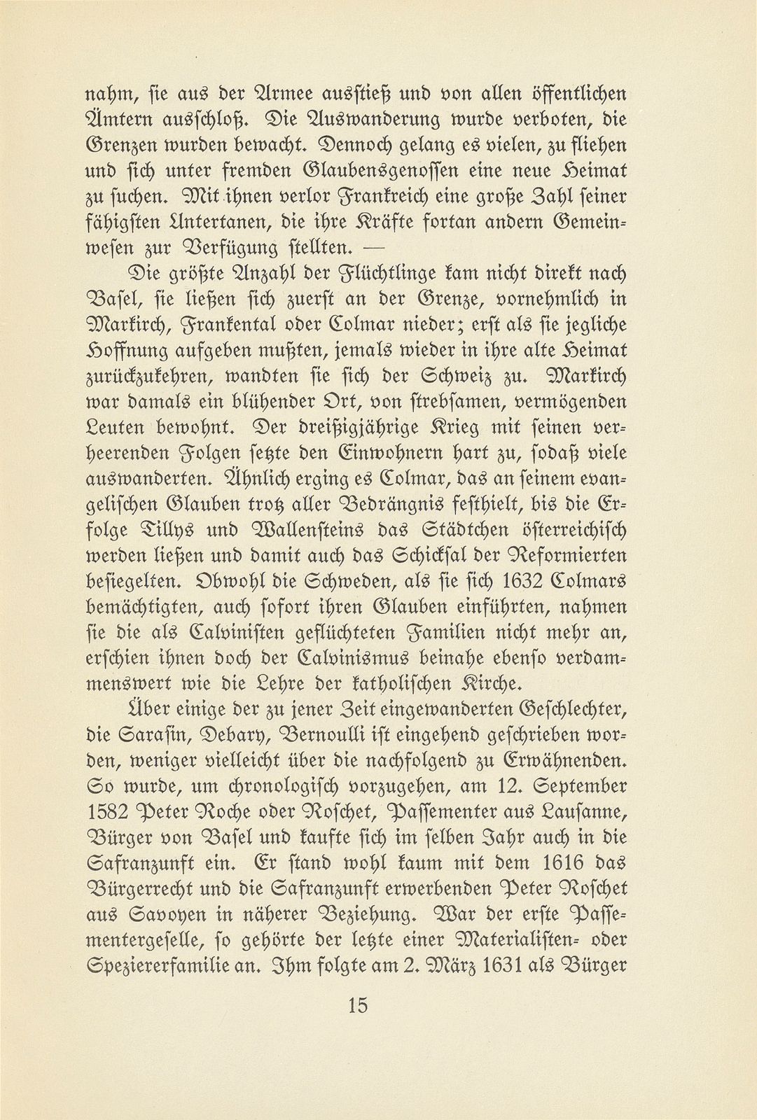 Der Einfluss der französischen Refugianten auf die Kultur Basels – Seite 4