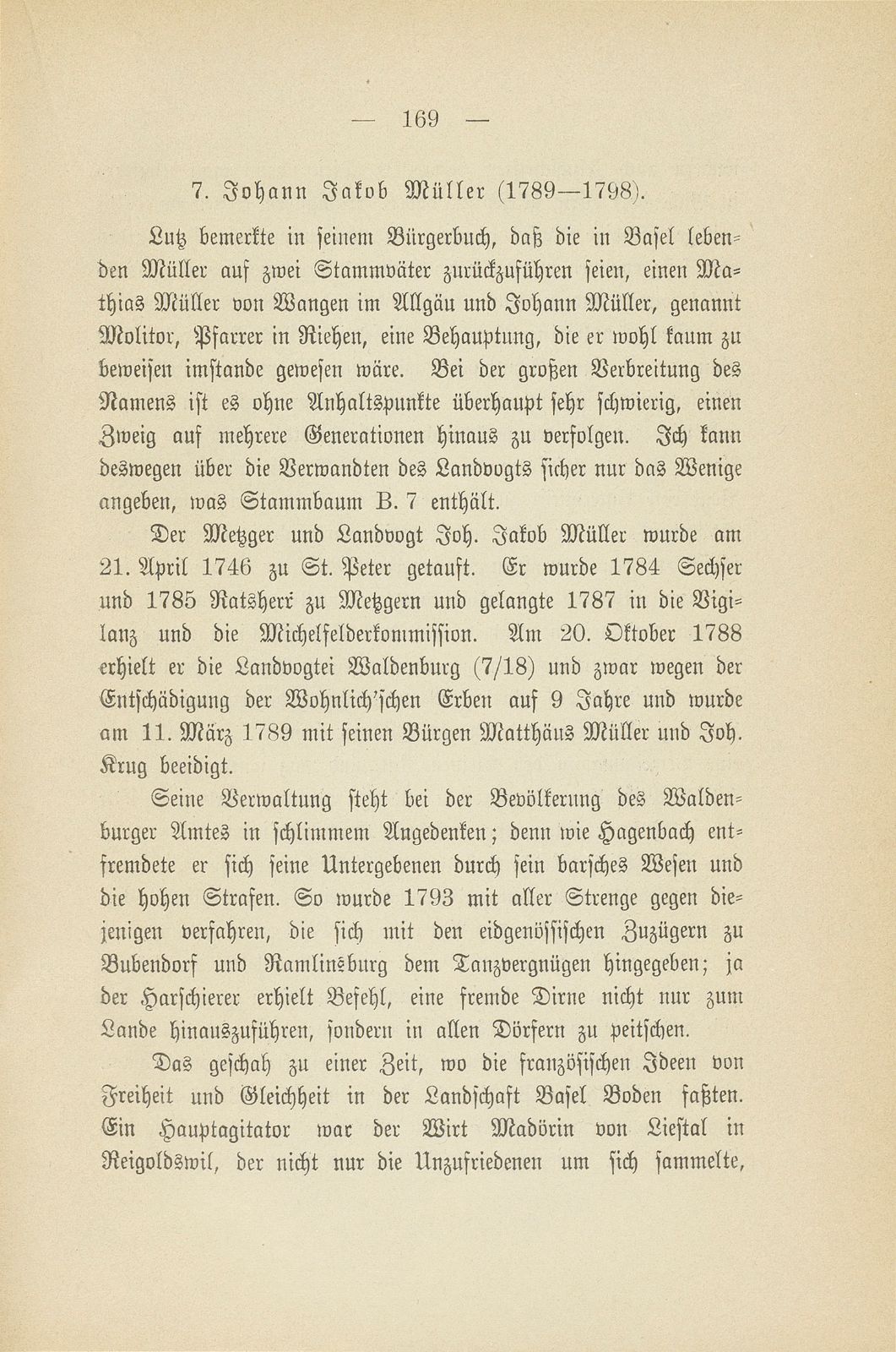 Stadt und Landschaft Basel in der zweiten Hälfte des 18. Jahrhunderts – Seite 42