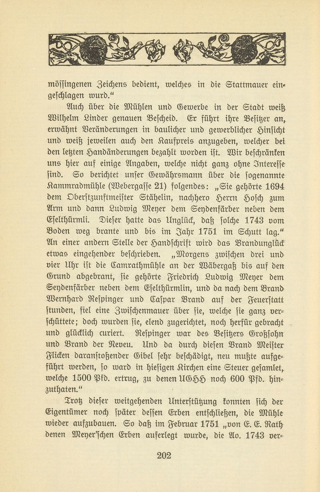 Eine Kleinbasler Chronik des 18. Jahrhunderts [Wilhelm Linder] – Seite 10