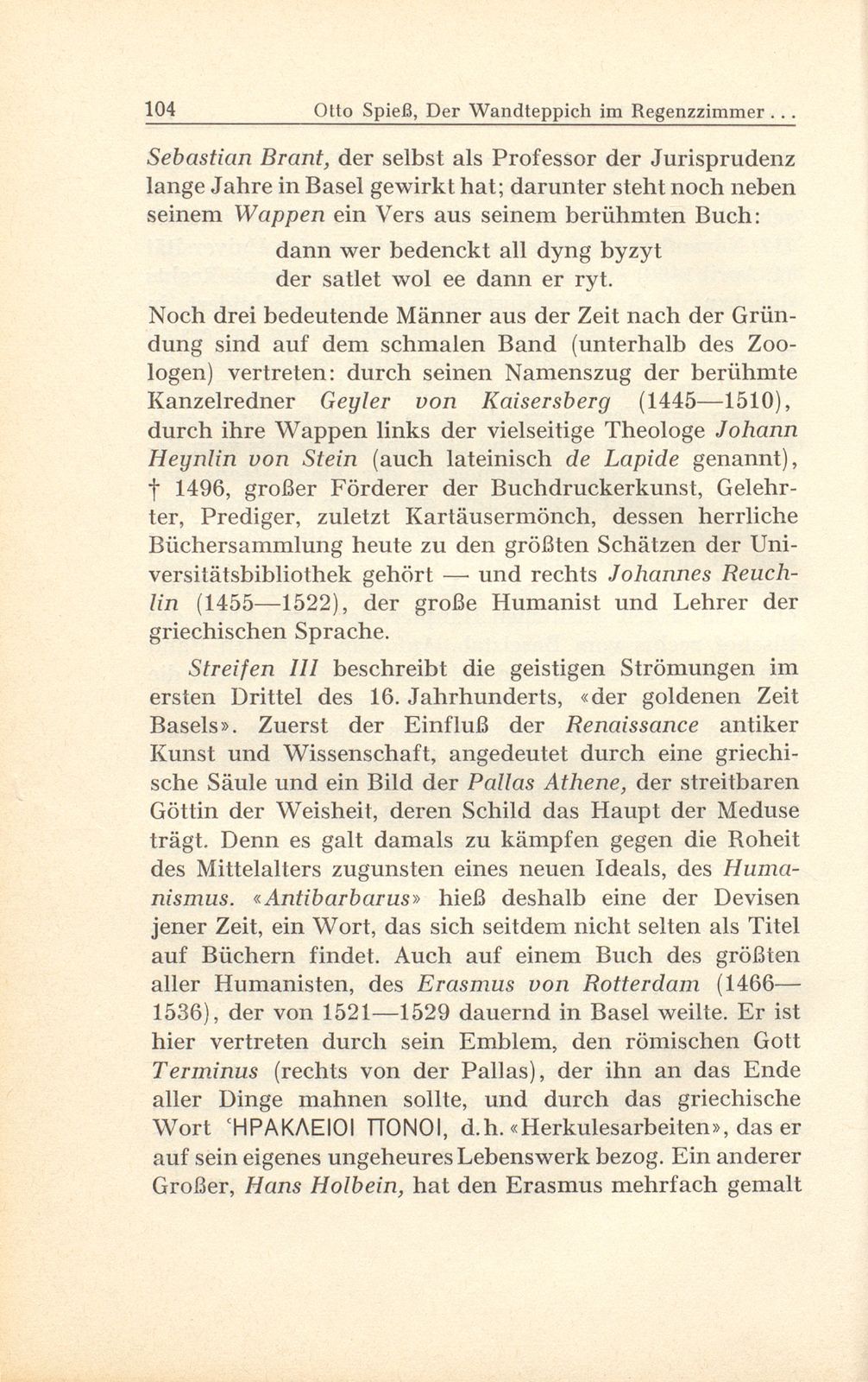 Der Wandteppich im Regenzzimmer des neuen Kollegiengebäudes – Seite 4