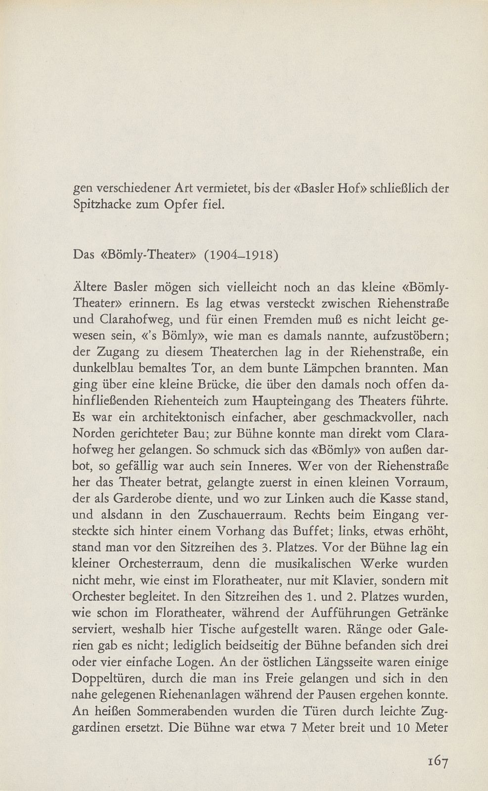 Von ehemaligen Kleinbasler Theatern – Seite 3