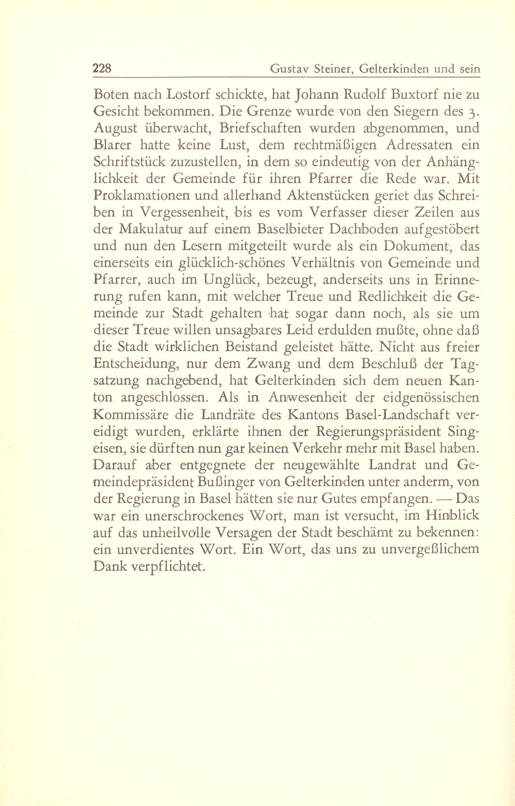 Gelterkinden und sein Pfarrer in den Dreissigerwirren – Seite 25