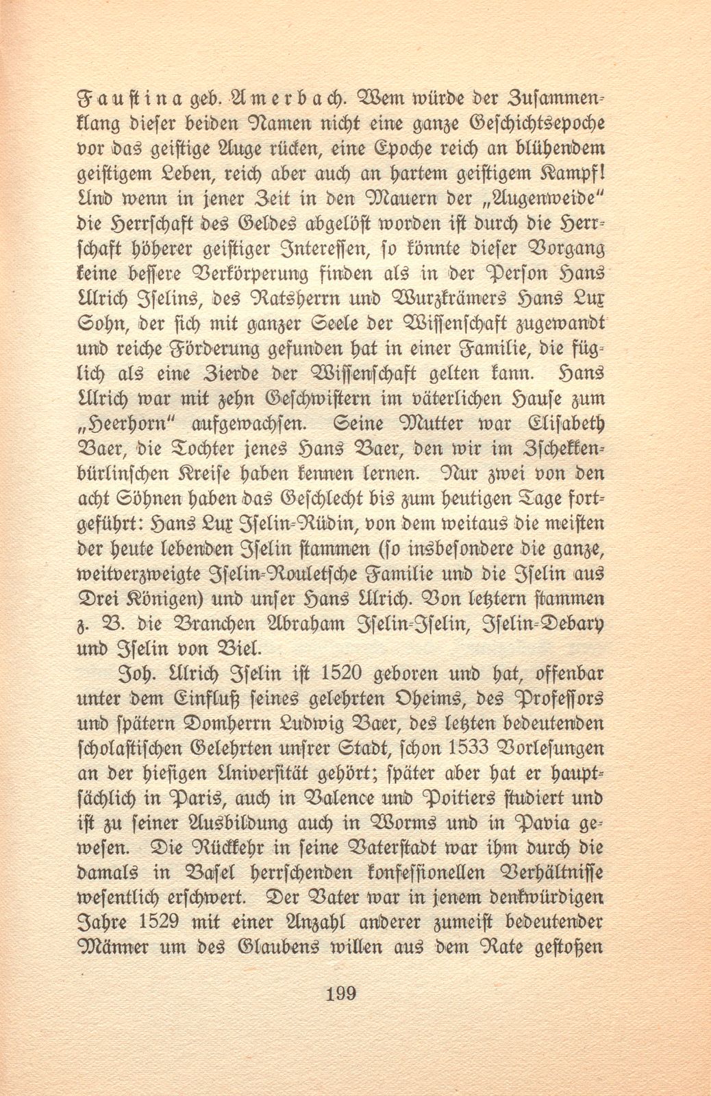 Aus der Geschichte eines alten Basler Hauses [Haus zur ‹Augenweide›] – Seite 26