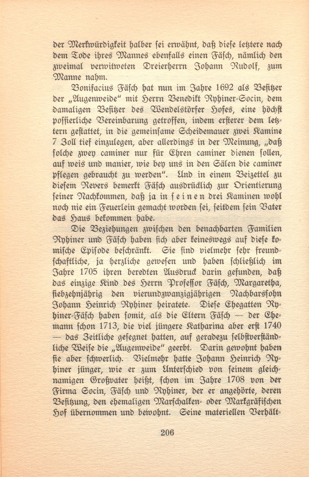 Aus der Geschichte eines alten Basler Hauses [Haus zur ‹Augenweide›] – Seite 33