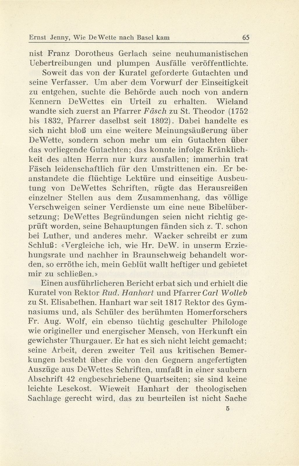 Wie De Wette nach Basel kam – Seite 15