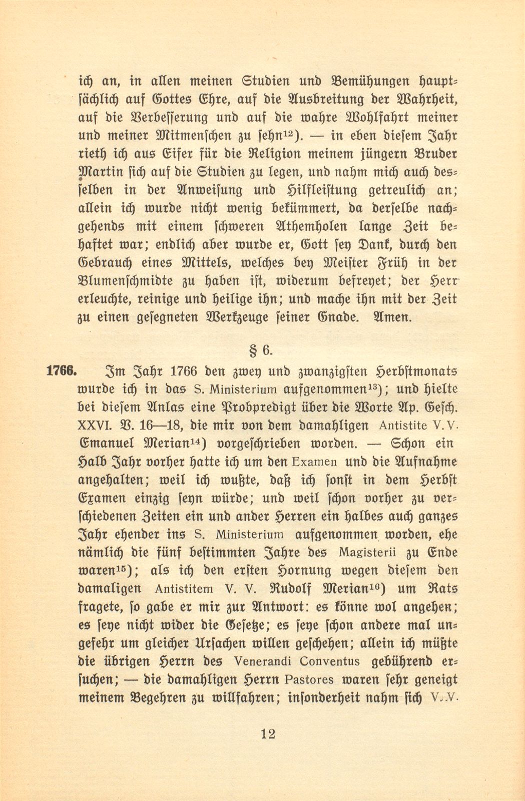 Aus den Papieren eines Pietisten und Aufklärers. [Joh. Frey] – Seite 12