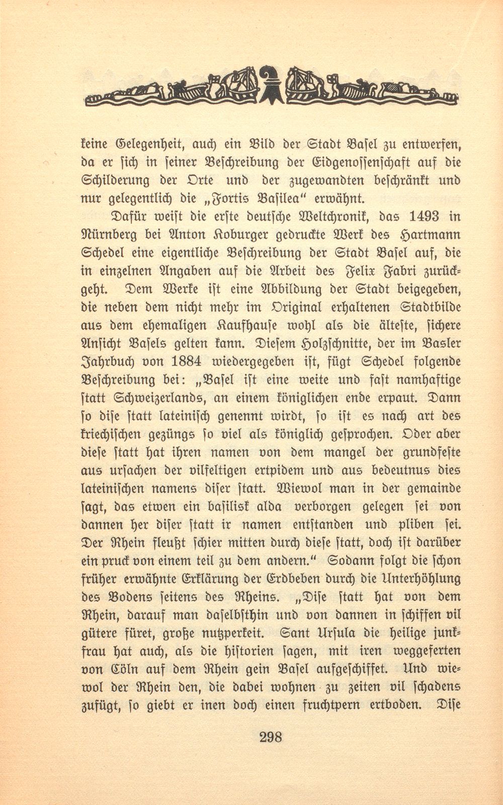 Beschreibungen der Stadt Basel aus dem 15. und 16. Jahrhundert – Seite 15