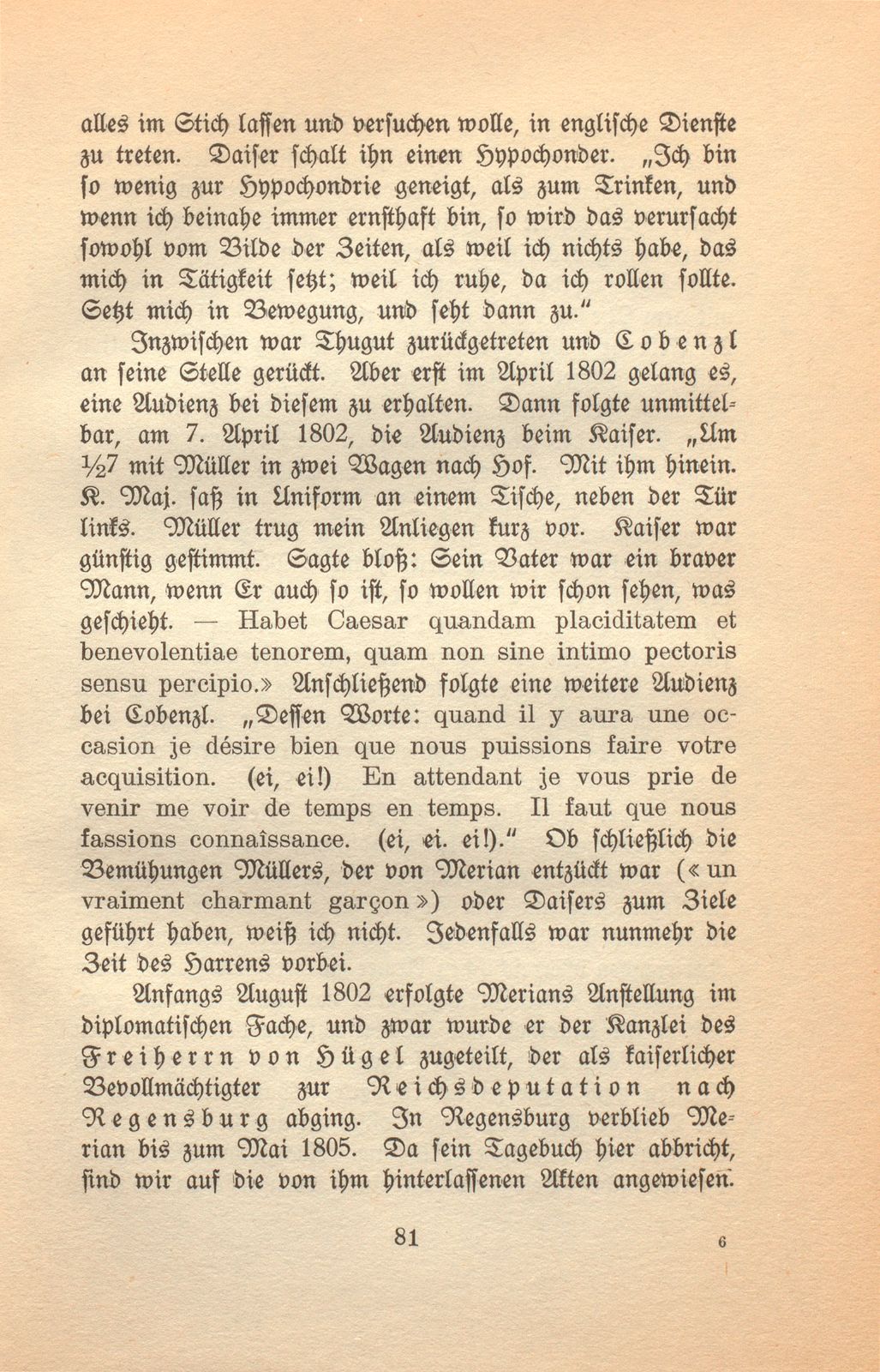 Aus den Papieren des russischen Staatsrates Andreas Merian – Seite 8