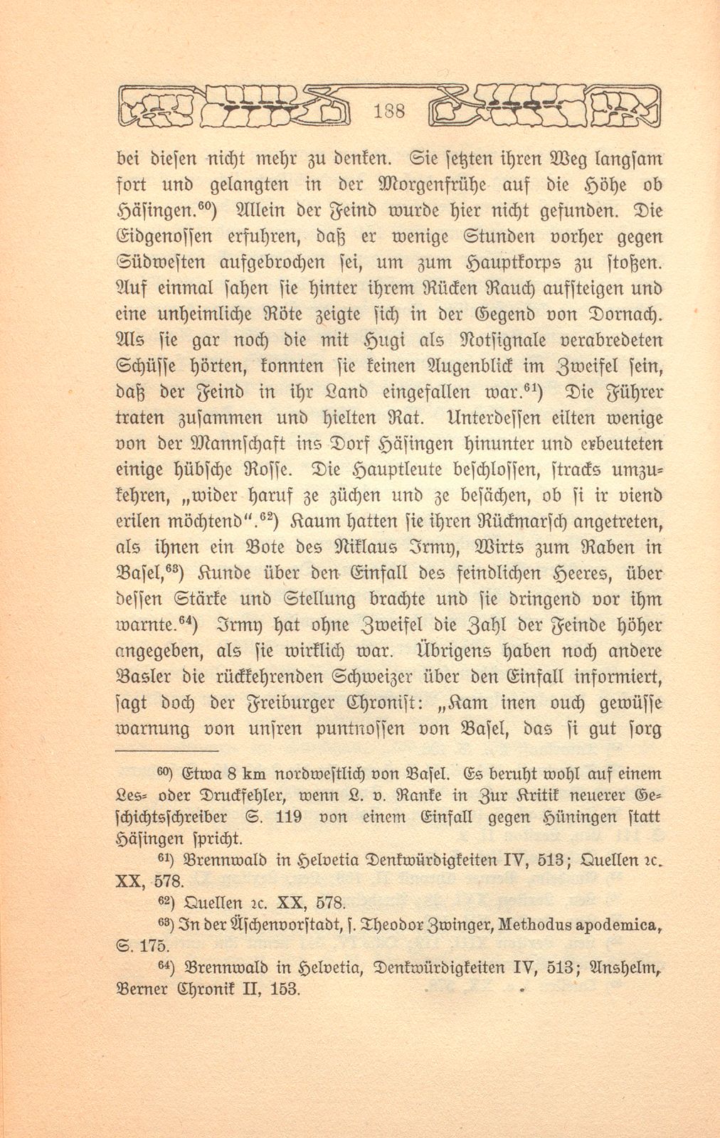 Das Gefecht auf dem Bruderholz. 22. März 1499 – Seite 15