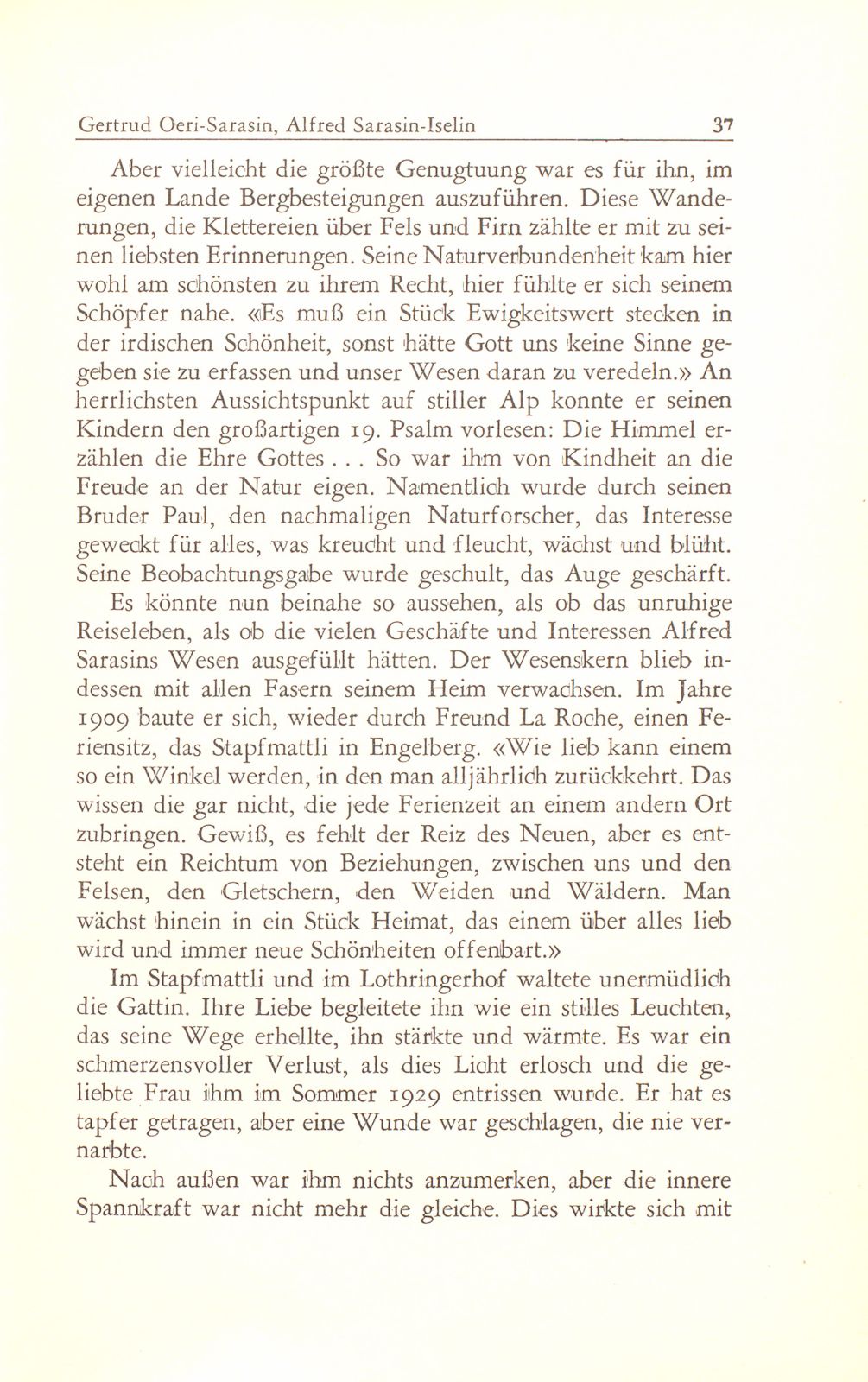 Alfred Sarasin-Iselin 27. März 1865 – 16. Dezember 1953 – Seite 13