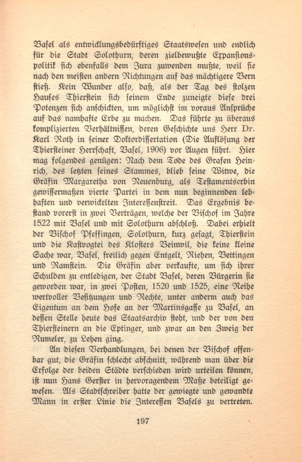 Aus der Geschichte eines alten Basler Hauses [Haus zur ‹Augenweide›] – Seite 24