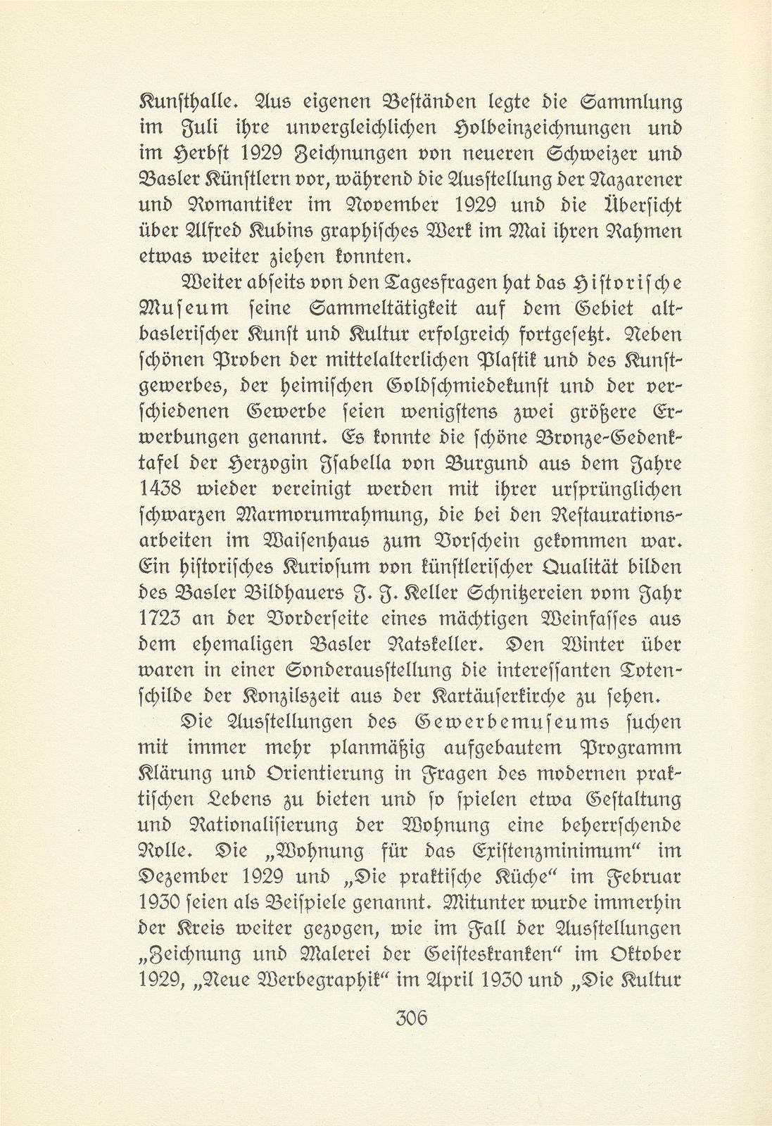 Das künstlerische Leben in Basel vom 1. Oktober 1929 bis 30. September 1930 – Seite 3