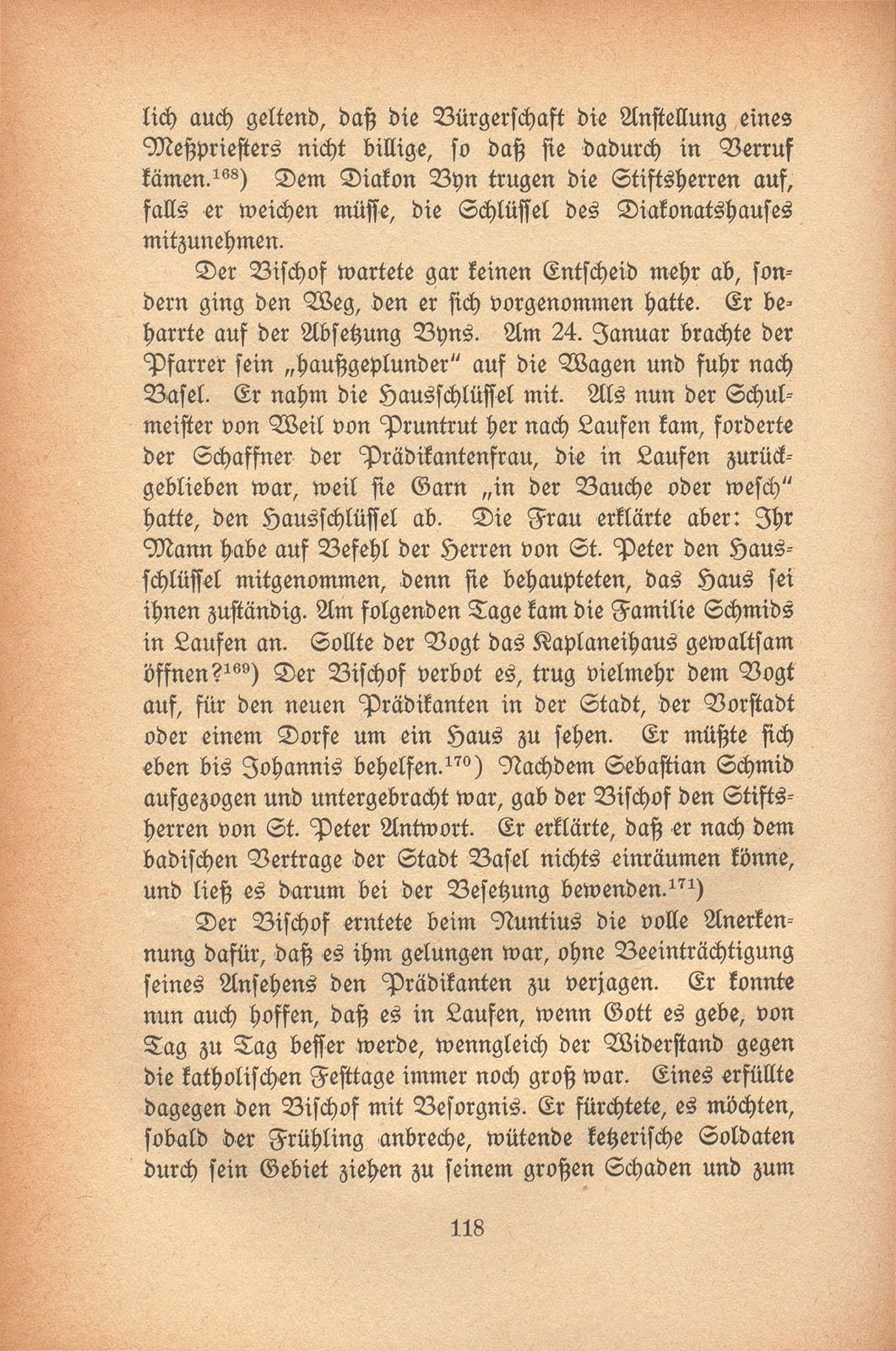 Die Gegenreformation im baslerisch-bischöflichen Laufen – Seite 28