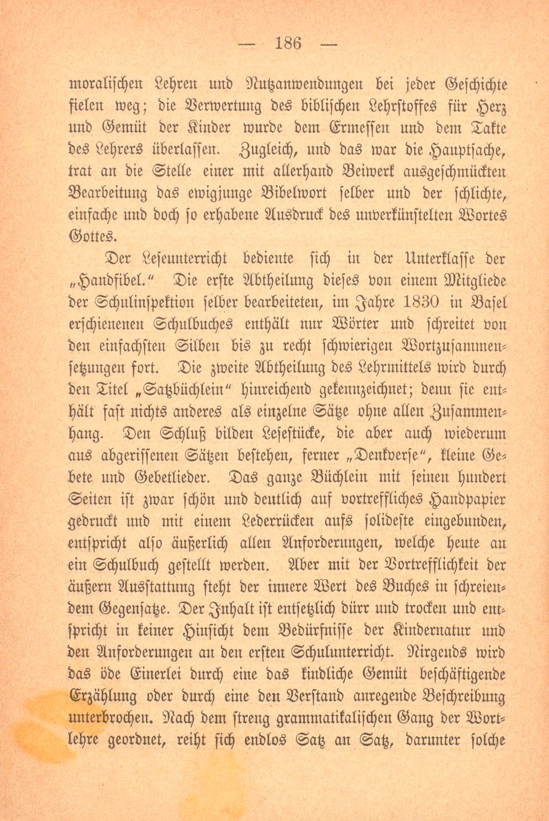 Die Knabengemeindeschulen der Stadt Basel in den Jahren 1825-1835 – Seite 15