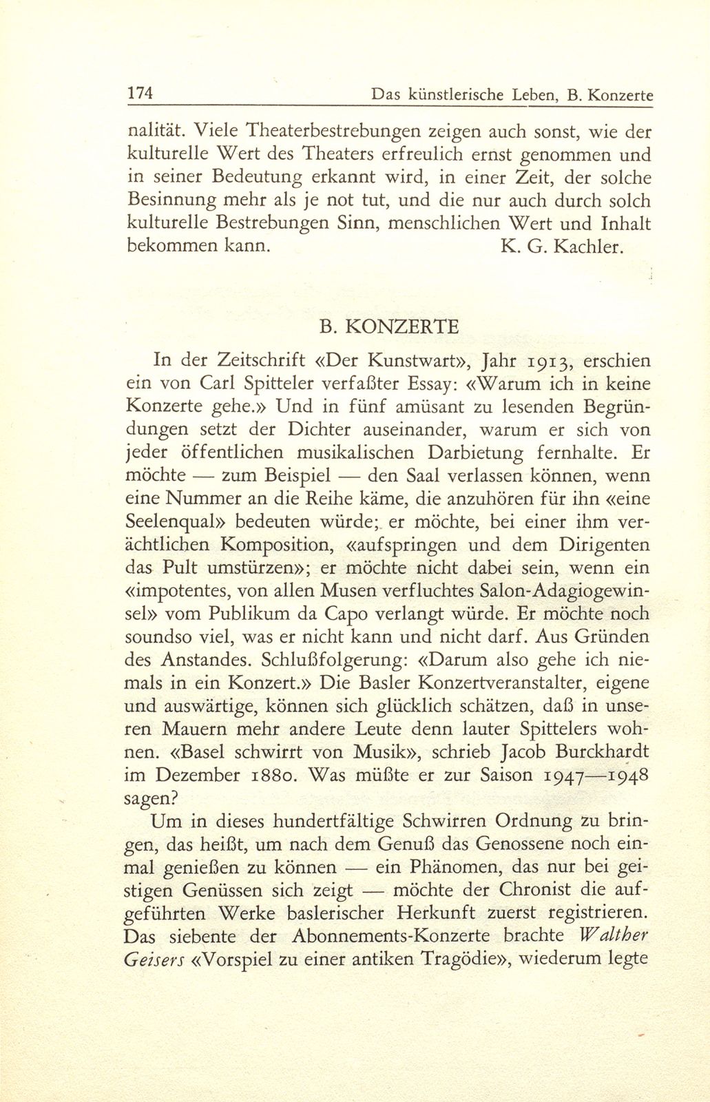 Das künstlerische Leben in Basel vom 1. Oktober 1947 bis 30. September 1948 – Seite 5