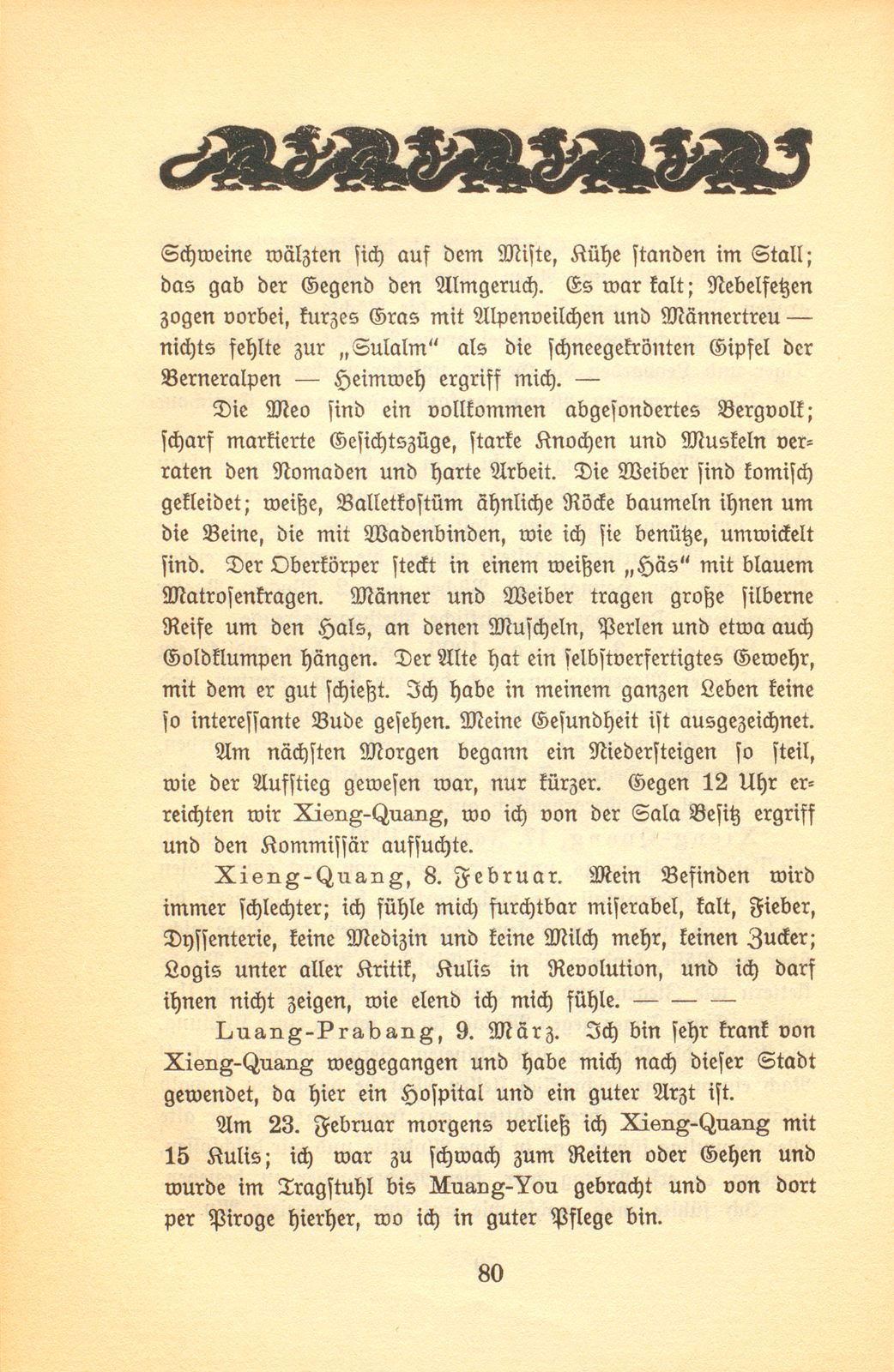 Erlebnisse eines Basler Kaufmanns in Laos (Indo-China) – Seite 32