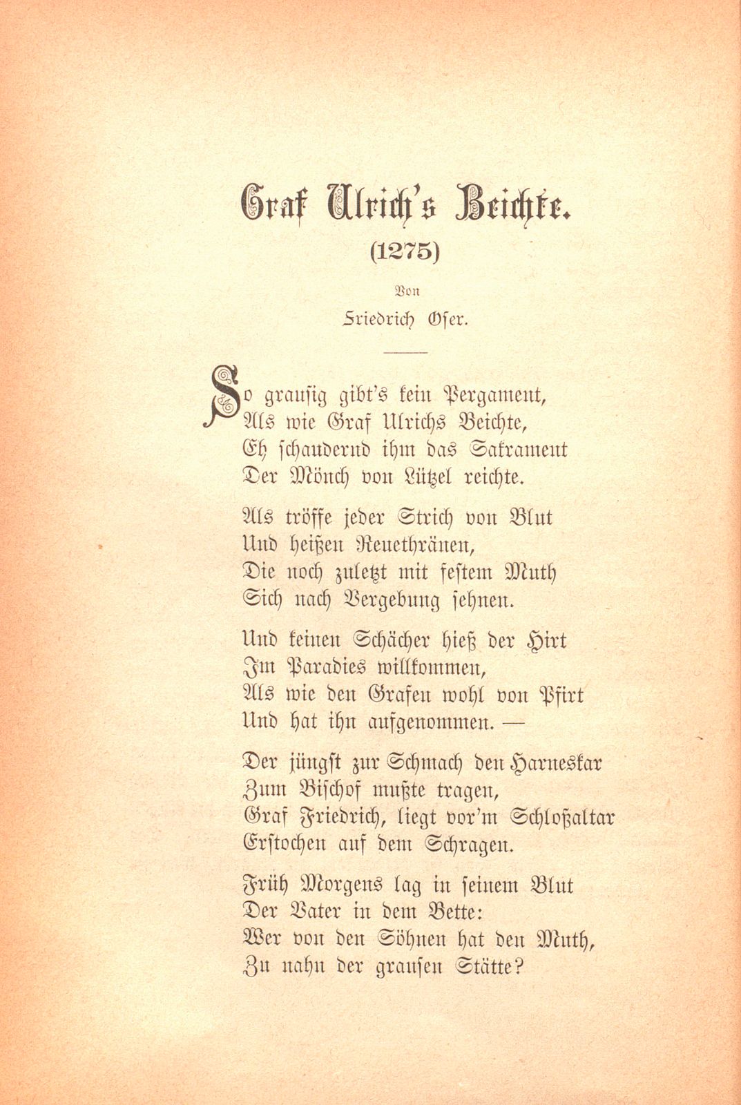 Graf Ulrich's Beichte [Gedicht] – Seite 3