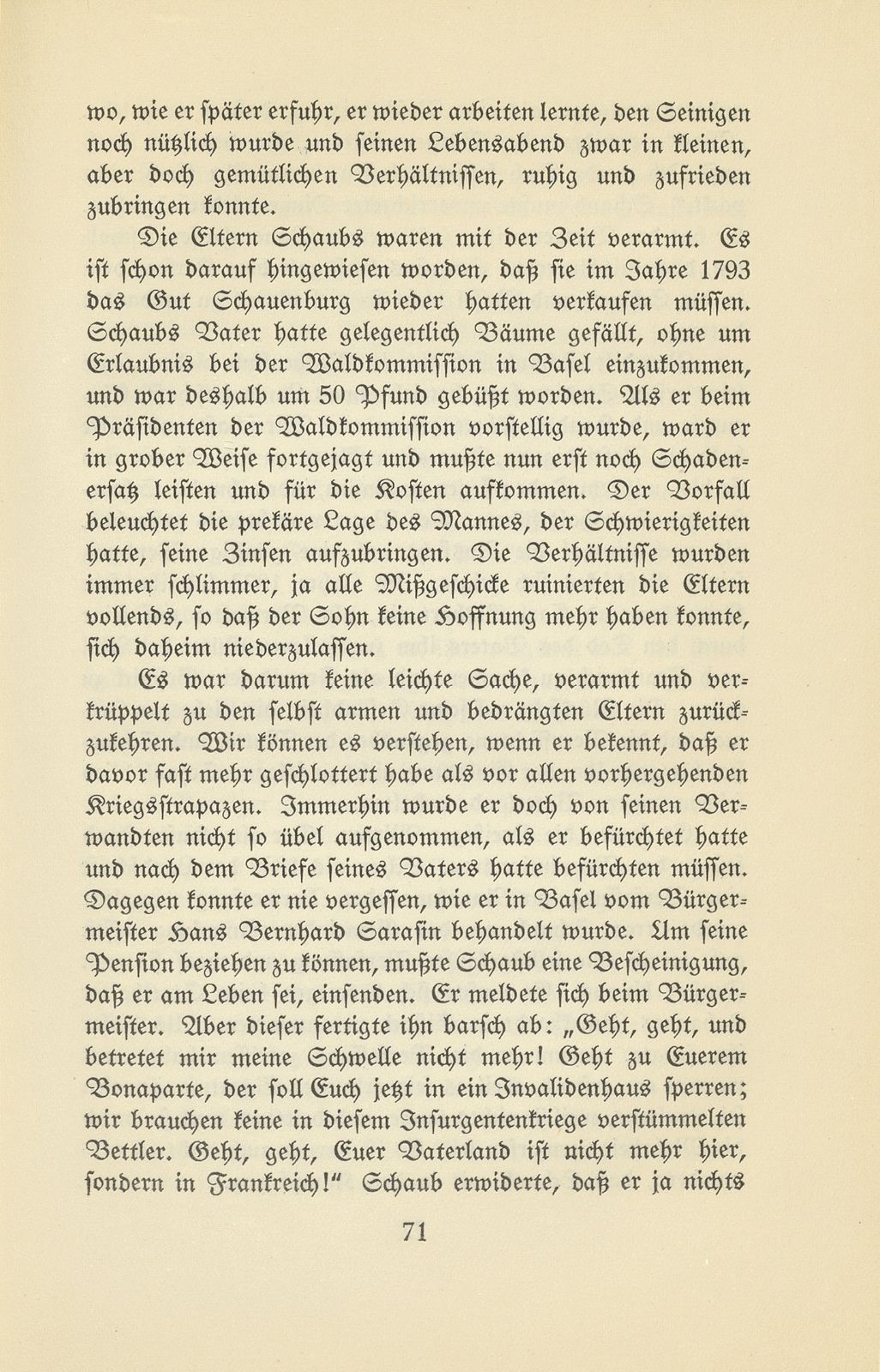 Benedikt Schaub, ein Liestaler Veteran aus den napoleonischen Kriegen – Seite 37