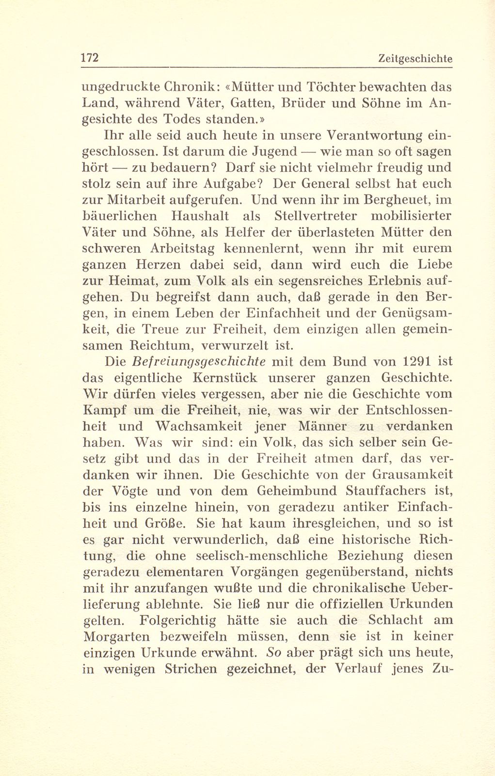 Zur Zeitgeschichte: 2. Gedenkfeier im Münster zur Erinnerung an die Gründung der Schweizerischen Eidgenossenschaft vor 650 Jahren – Seite 5