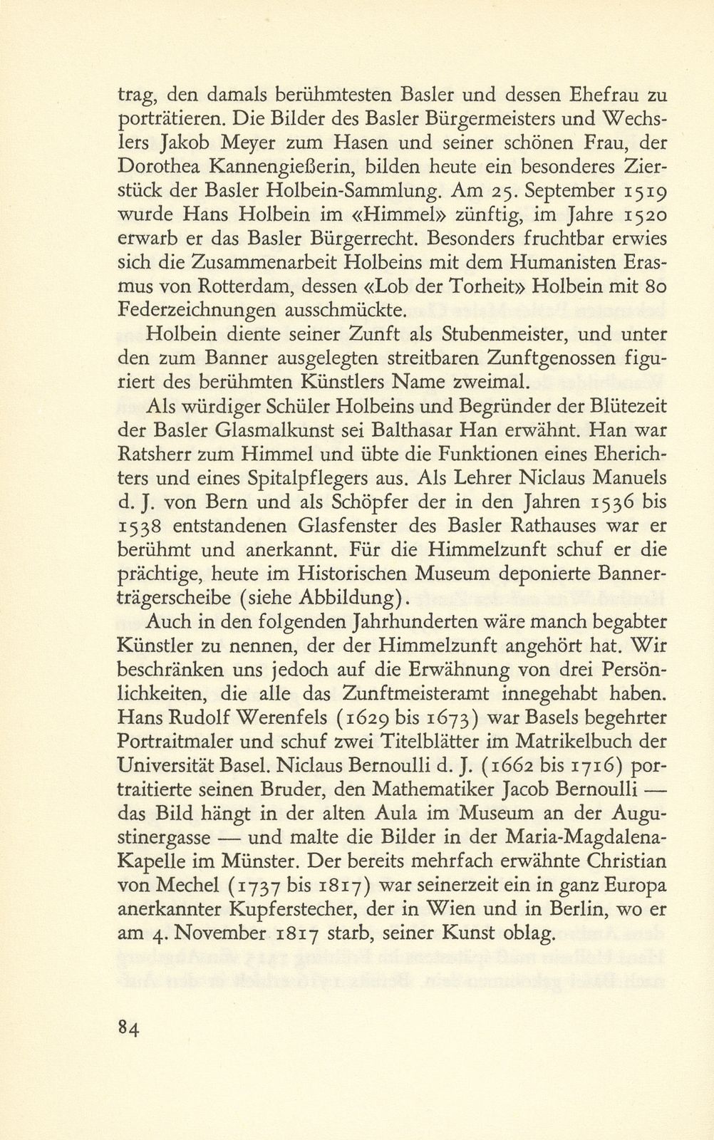 Aus der Geschichte E.E. Zunft zum Himmel – Seite 21