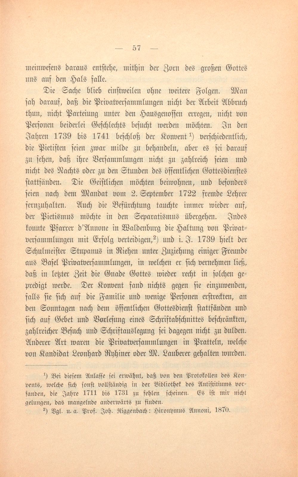 Die Basler Separatisten im achtzehnten Jahrhundert – Seite 4