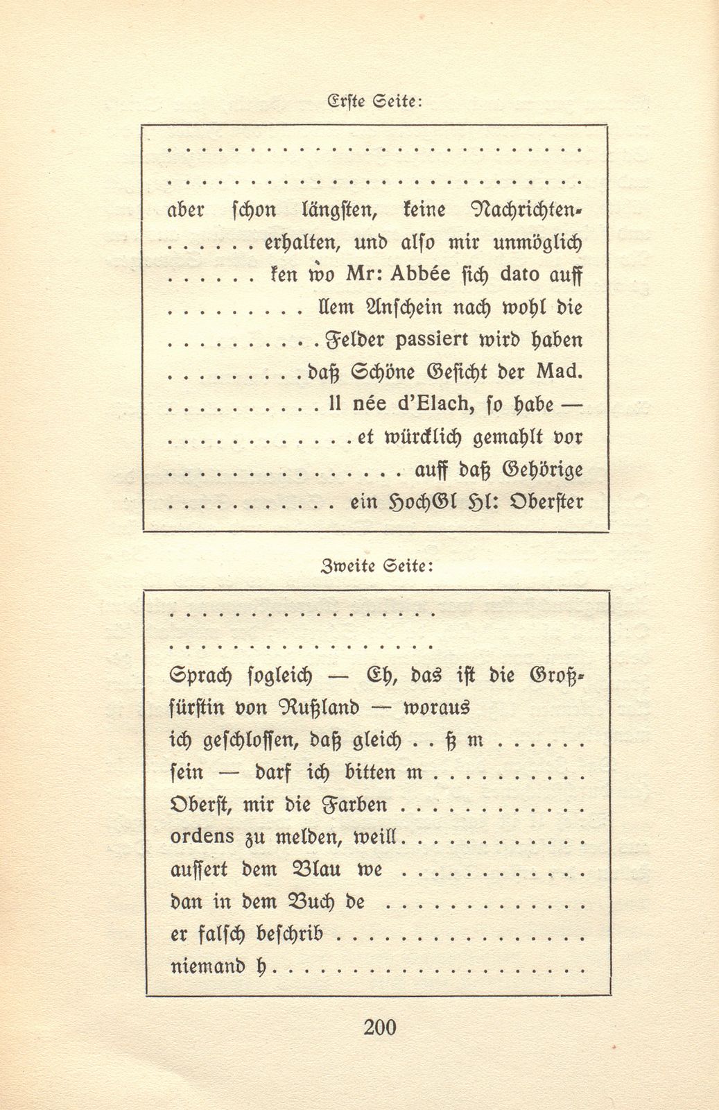 C.F. von Staal und Emanuel Handmann. (Nebst acht Briefen des Künstlers.) – Seite 6