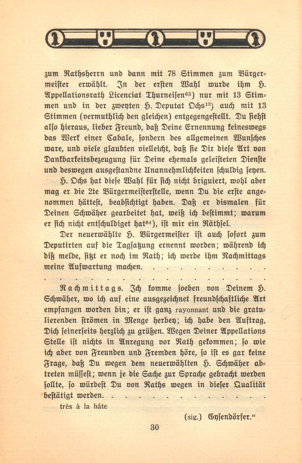 Die Bürgermeisterwahl im Jahre 1811 – Seite 30