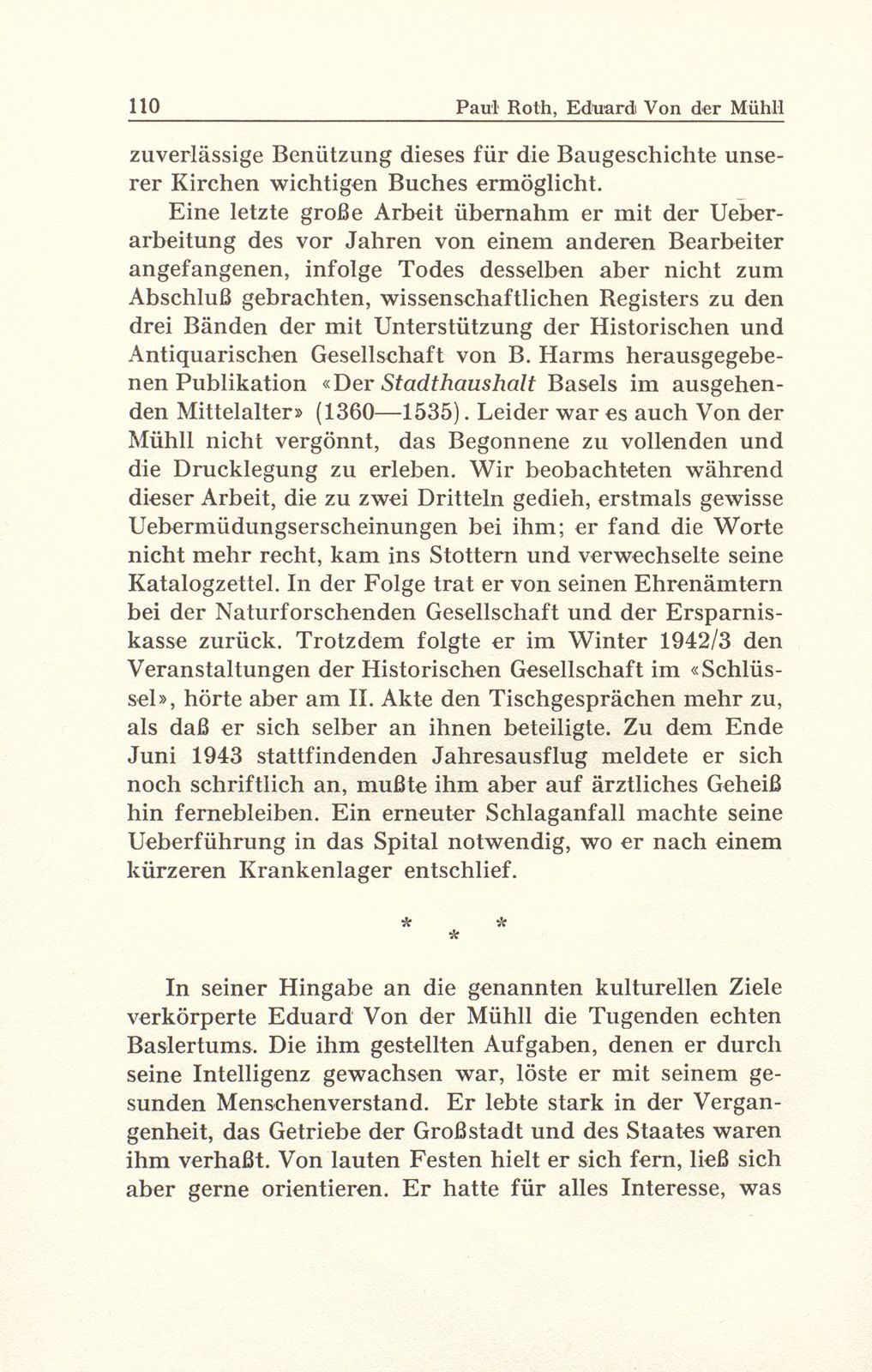 Eduard Von der Mühll 1882-1943 – Seite 8