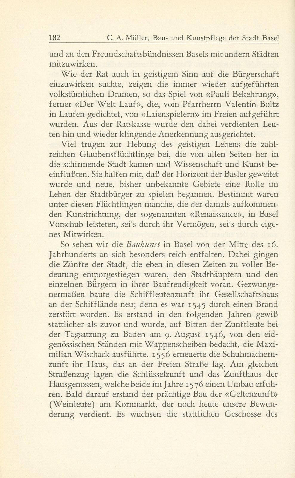 Bau- und Kunstpflege der Stadt Basel im Zeitalter der Reformation, 1529-1560 – Seite 50