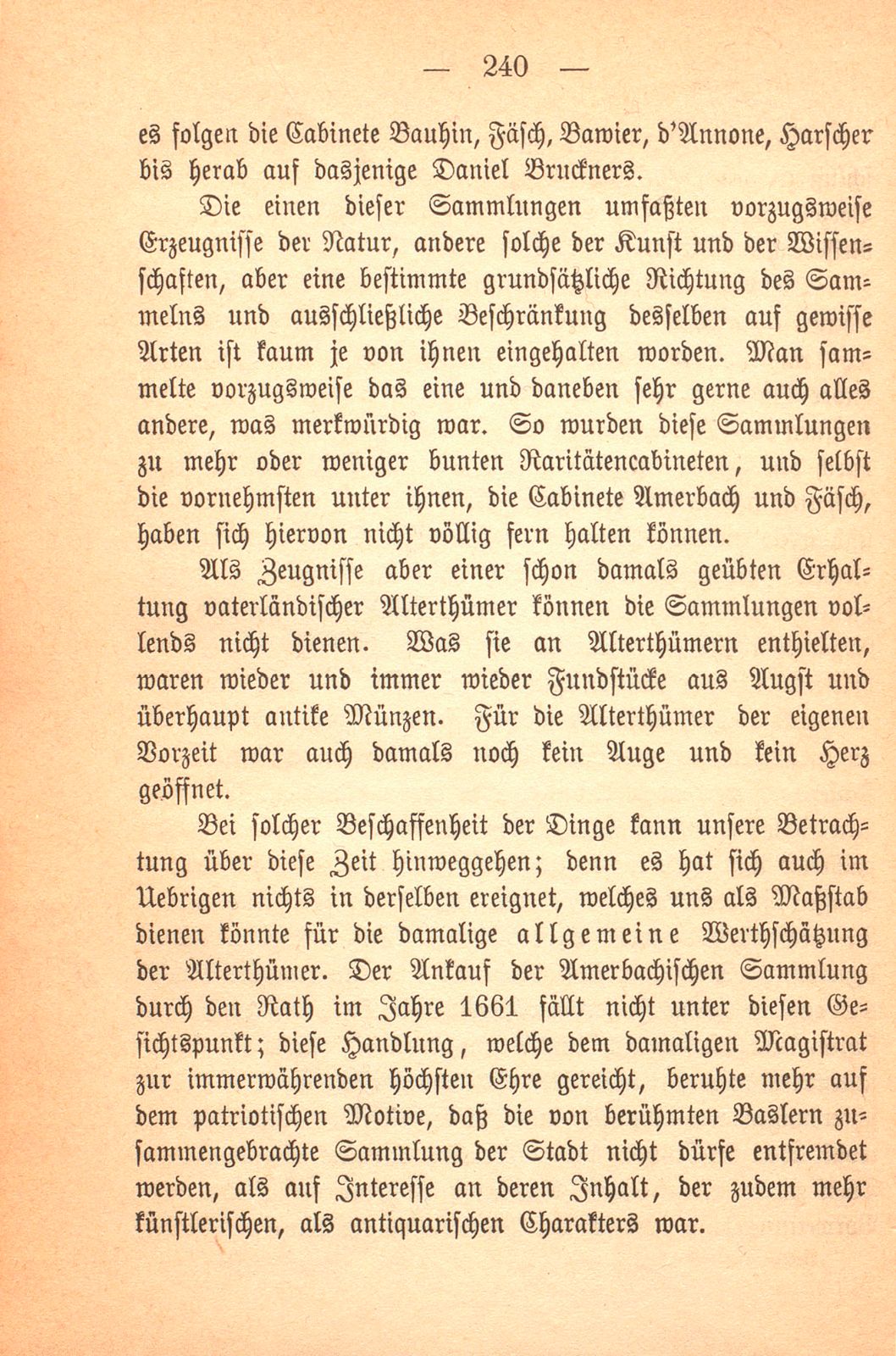 Die Erhaltung vaterländischer Alterthümer in Basel – Seite 16