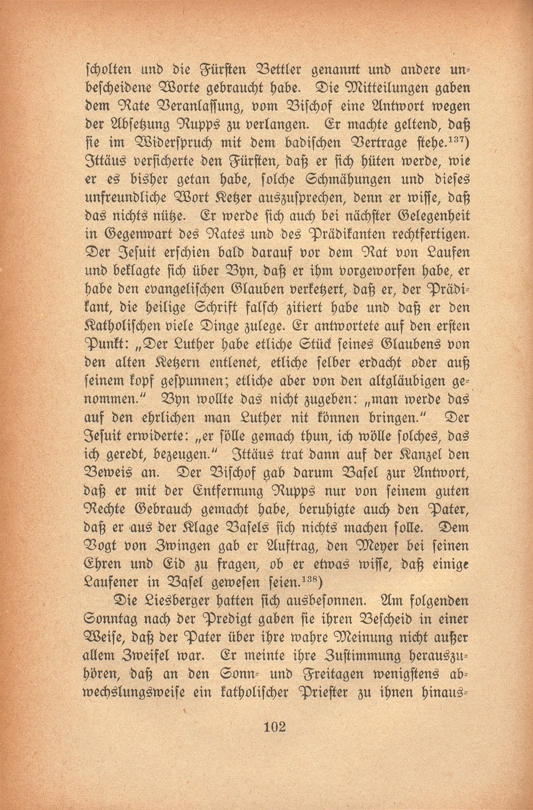 Die Gegenreformation im baslerisch-bischöflichen Laufen – Seite 12